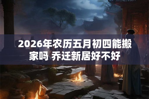 2026年农历五月初四能搬家吗 乔迁新居好不好 2026年农历五月初四能搬家吗 乔迁新居好不好
