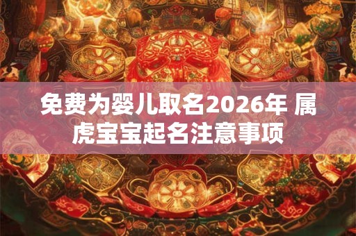 免费为婴儿取名2026年 属虎宝宝起名注意事项 免费为婴儿取名2026年 属虎宝宝起名注意事项