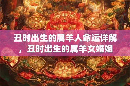 丑时出生的属羊人命运详解，丑时出生的属羊女婚姻