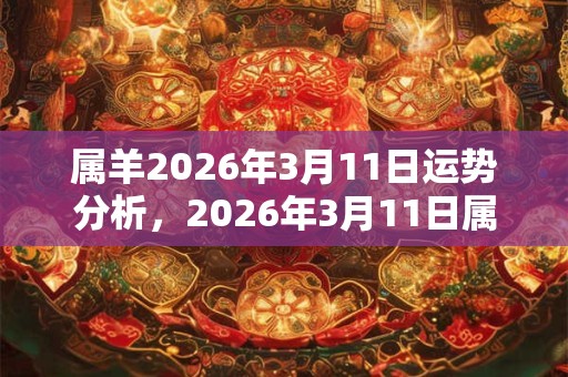 属羊2026年3月11日运势分析，2026年3月11日属羊运气详解