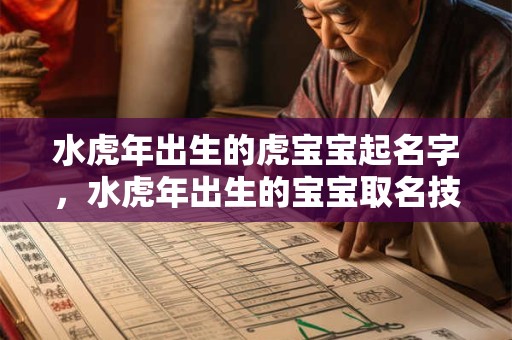 水虎年出生的虎宝宝起名字，水虎年出生的宝宝取名技巧