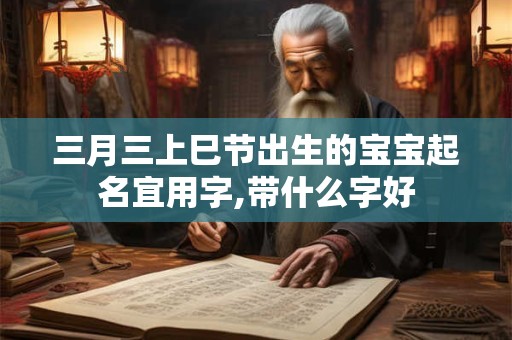 三月三上巳节出生的宝宝起名宜用字,带什么字好