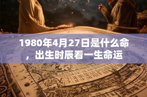 1980年4月27日是什么命,出生时辰看一生命运 1980年4月27日是什么命,出生时辰看一生命运