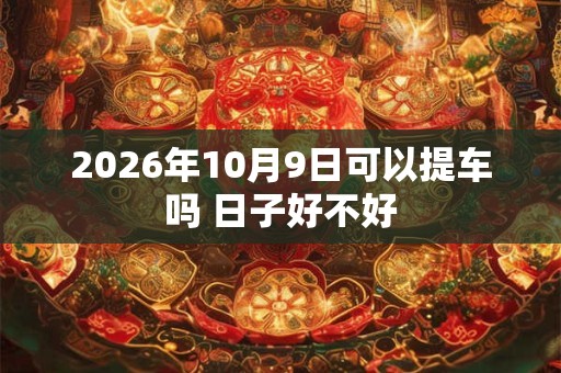 2026年10月9日可以提车吗 日子好不好
