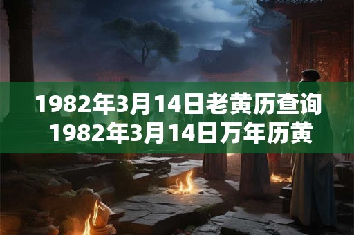 1982年3月14日老黄历查询 1982年3月14日万年历黄道吉日 1982年3月14日老黄历查询 1982年3月14日万年历黄道吉日