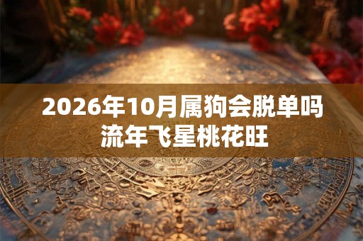 2026年10月属狗会脱单吗 流年飞星桃花旺