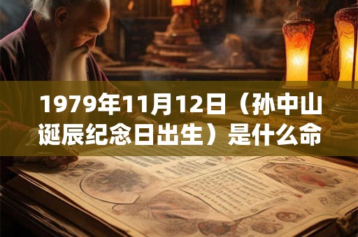 1979年11月12日(孙中山诞辰纪念日出生)是什么命_命运如何 1979年11月12日(孙中山诞辰纪念日出生)是什么命_命运如何