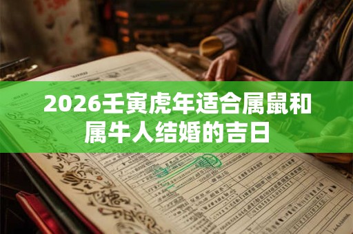 2026壬寅虎年适合属鼠和属牛人结婚的吉日