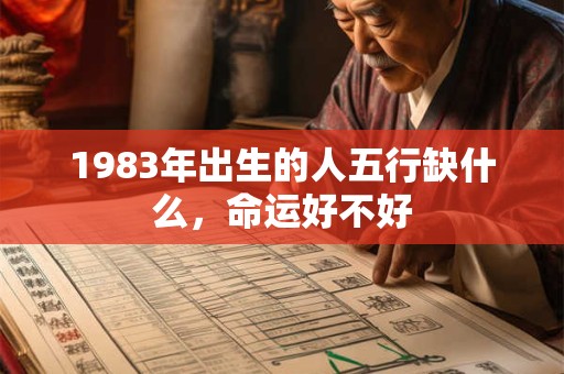 1983年出生的人五行缺什么，命运好不好