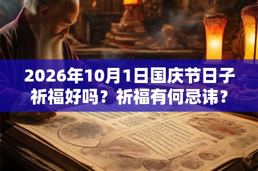2026年10月1日国庆节日子祈福好吗？祈福有何忌讳？