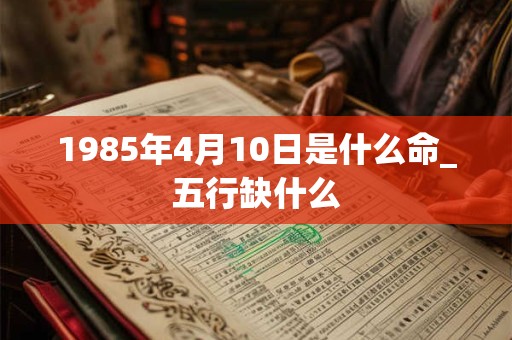 1985年4月10日是什么命_五行缺什么