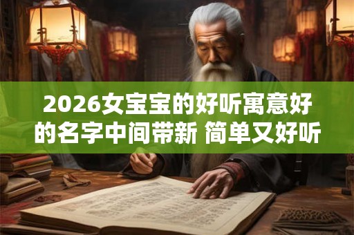 2026女宝宝的好听寓意好的名字中间带新 简单又好听的名字推荐