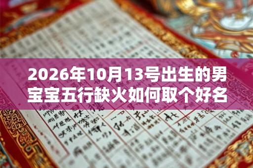 2026年10月13号出生的男宝宝五行缺火如何取个好名字 2026年10月13号出生的男宝宝五行缺火如何取个好名字