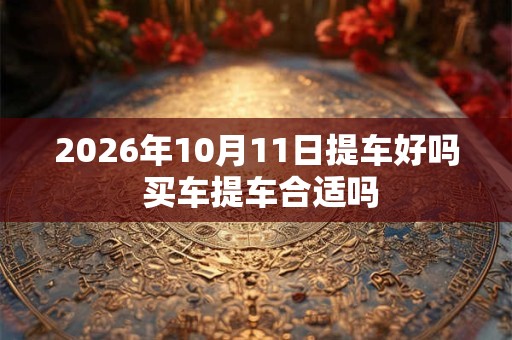 2026年10月11日提车好吗 买车提车合适吗
