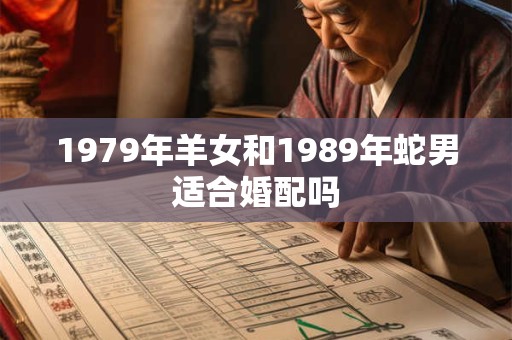 1979年羊女和1989年蛇男适合婚配吗