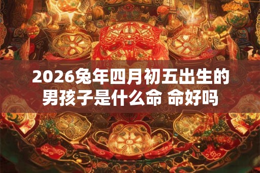 2026兔年四月初五出生的男孩子是什么命 命好吗 2026兔年四月初五出生的男孩子是什么命 命好吗