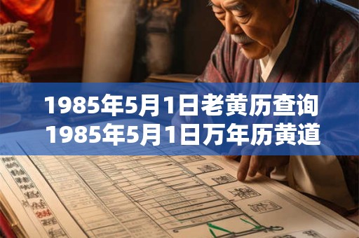 1985年5月1日老黄历查询 1985年5月1日万年历黄道吉日