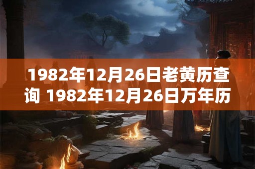 1982年12月26日老黄历查询 1982年12月26日万年历黄道吉日 1982年12月26日老黄历查询 1982年12月26日万年历黄道吉日