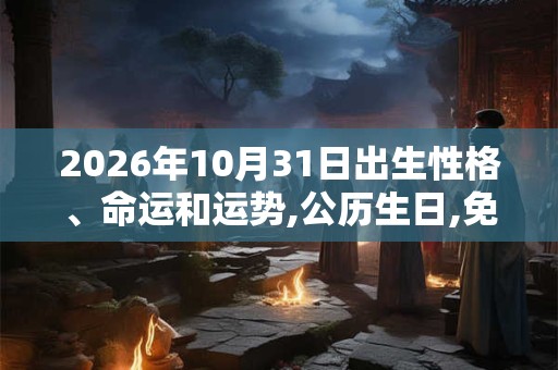 2026年10月31日出生性格、命运和运势,公历生日,免费算命 2026年10月31日出生性格、命运和运势,公历生日,免费算命