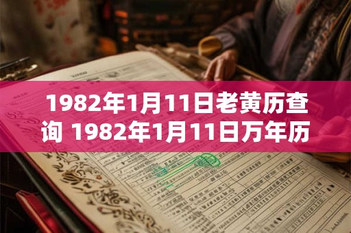 1982年1月11日老黄历查询 1982年1月11日万年历黄道吉日
