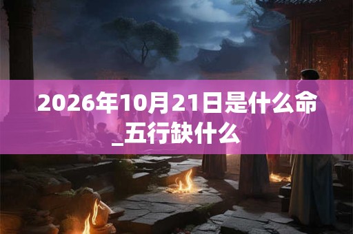 2026年10月21日是什么命_五行缺什么