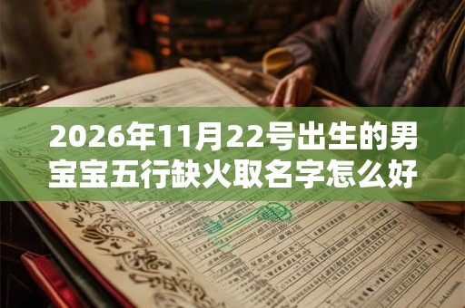 2026年11月22号出生的男宝宝五行缺火取名字怎么好