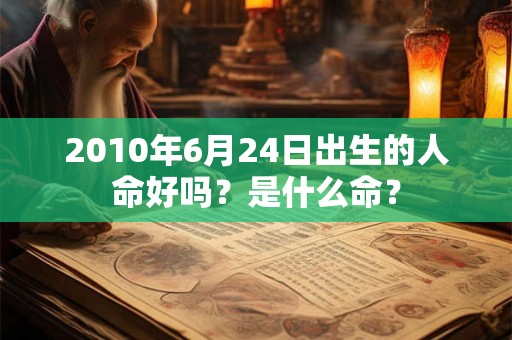 2010年6月24日出生的人命好吗?是什么命? 2010年6月24日出生的人命好吗?是什么命?