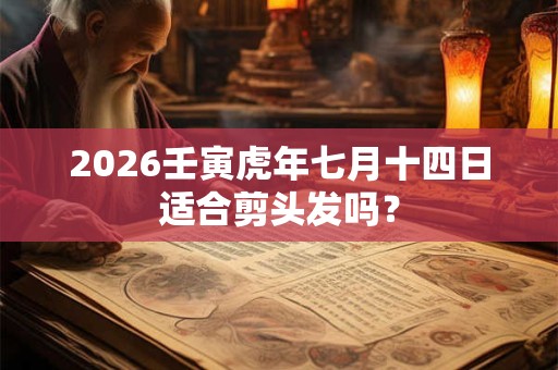 2026壬寅虎年七月十四日适合剪头发吗？