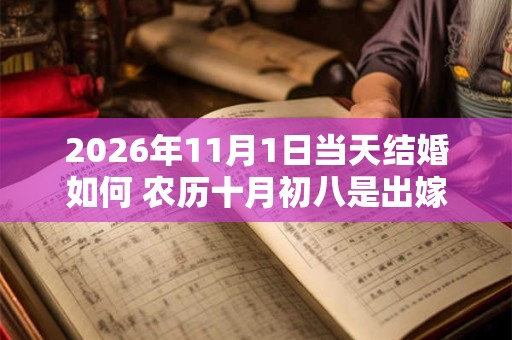2026年11月1日当天结婚如何 农历十月初八是出嫁的吉利日子吗