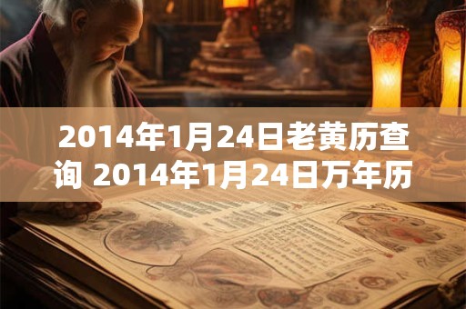 2014年1月24日老黄历查询 2014年1月24日万年历黄道吉日