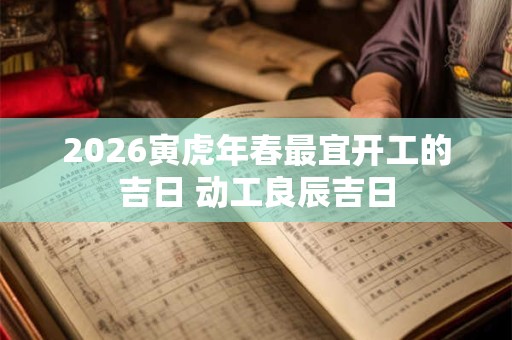 2026寅虎年春最宜开工的吉日 动工良辰吉日