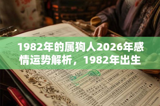 1982年的属狗人2026年感情运势解析，1982年出生什么命？