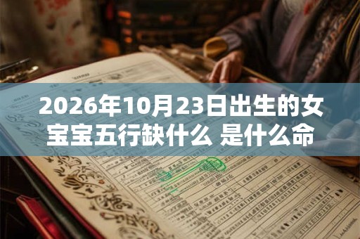 2026年10月23日出生的女宝宝五行缺什么 是什么命