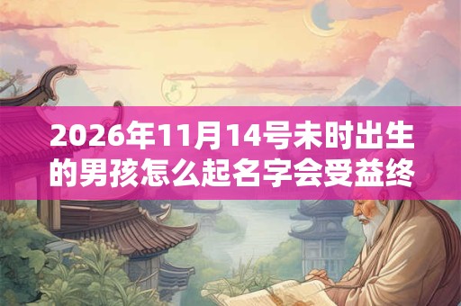 2026年11月14号未时出生的男孩怎么起名字会受益终生 2026年11月14号未时出生的男孩怎么起名字会受益终生