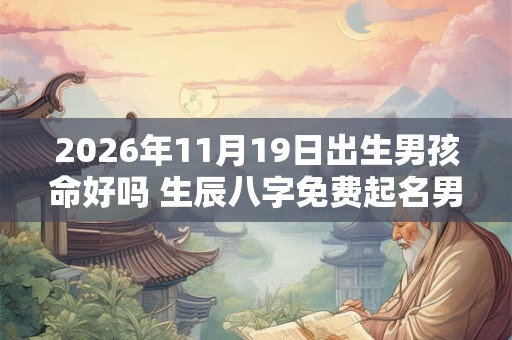 2026年11月19日出生男孩命好吗 生辰八字免费起名男孩