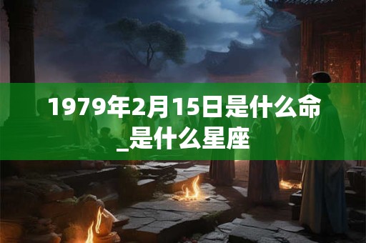 1979年2月15日是什么命_是什么星座