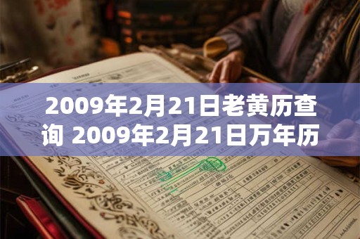 2009年2月21日老黄历查询 2009年2月21日万年历黄道吉日