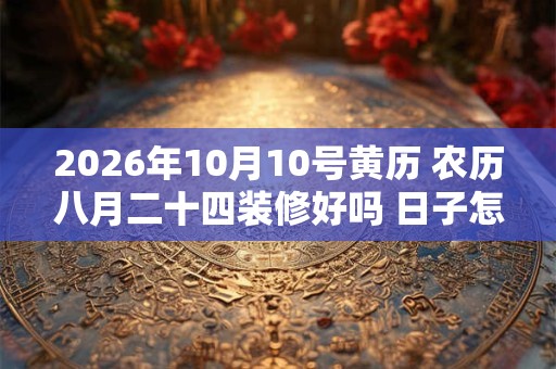 2026年10月10号黄历 农历八月二十四装修好吗 日子怎么样