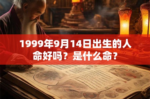 1999年9月14日出生的人命好吗？是什么命？