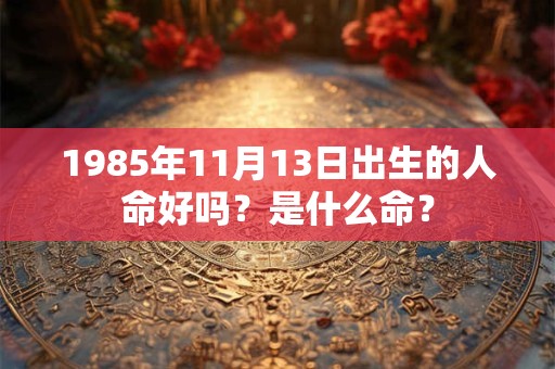 1985年11月13日出生的人命好吗？是什么命？