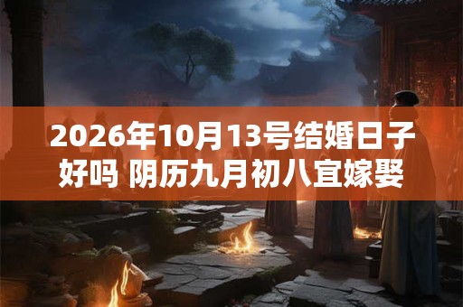 2026年10月13号结婚日子好吗 阴历九月初八宜嫁娶吗