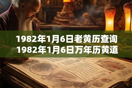 1982年1月6日老黄历查询 1982年1月6日万年历黄道吉日