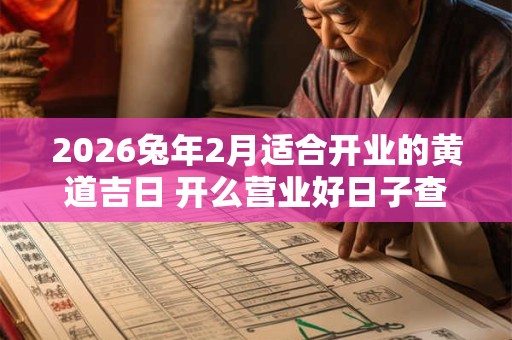 2026兔年2月适合开业的黄道吉日 开么营业好日子查询