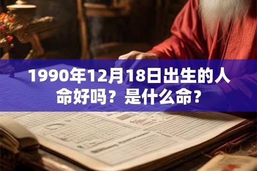 1990年12月18日出生的人命好吗？是什么命？