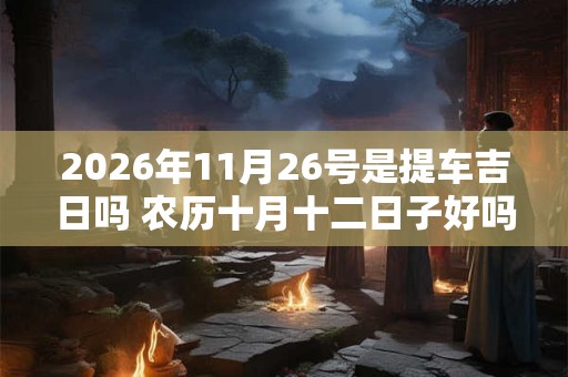 2026年11月26号是提车吉日吗 农历十月十二日子好吗