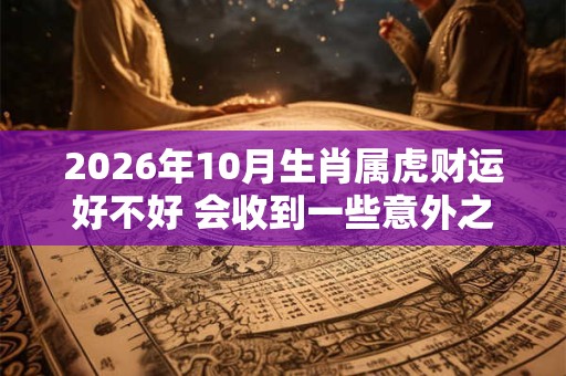 2026年10月生肖属虎财运好不好 会收到一些意外之财