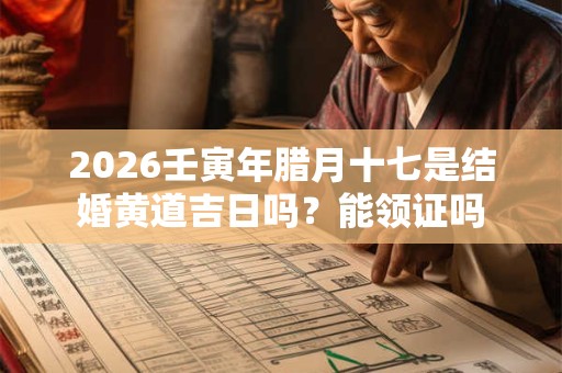 2026壬寅年腊月十七是结婚黄道吉日吗?能领证吗 2026壬寅年腊月十七是结婚黄道吉日吗?能领证吗