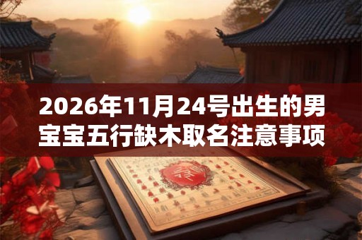 2026年11月24号出生的男宝宝五行缺木取名注意事项
