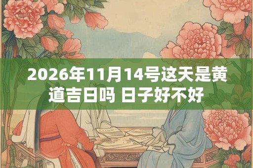 2026年11月14号这天是黄道吉日吗 日子好不好