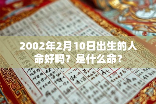2002年2月10日出生的人命好吗？是什么命？
